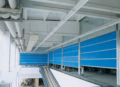 雙軌無機(jī)布基防火卷簾